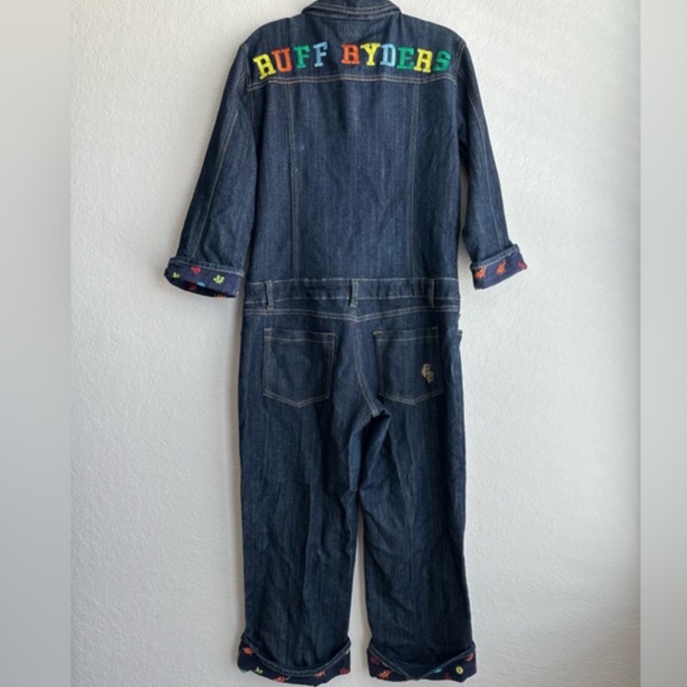 90’s VINTAGE RUFF RYDER DMX Denim Jumpsuit Coverall. Size Large.